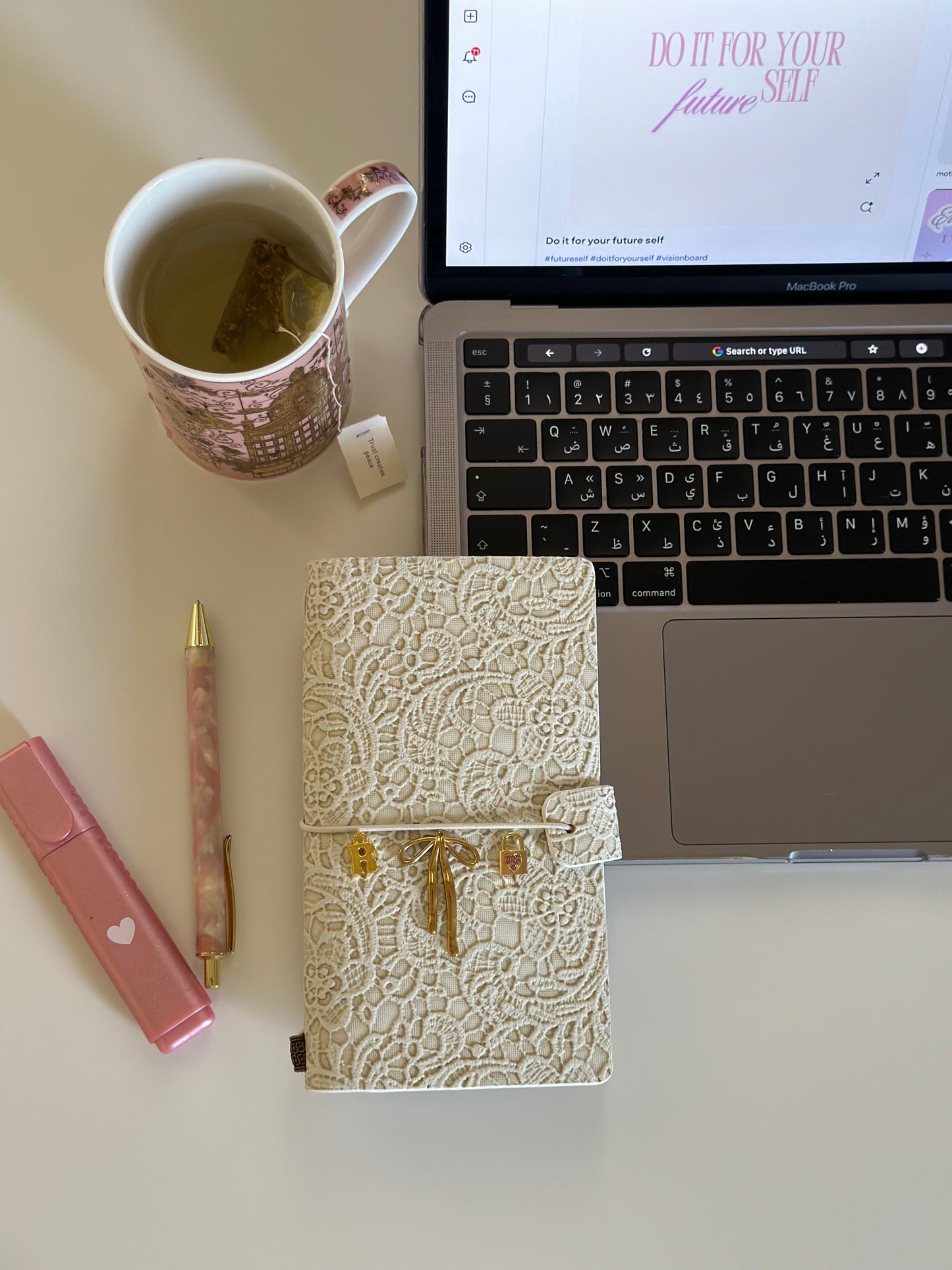 Lace Notebook