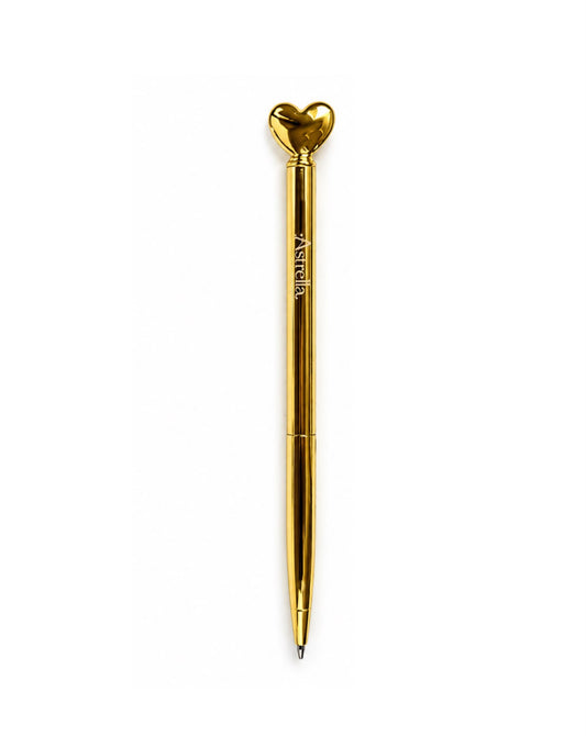 Gold Heart Pen